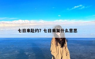 七日来赴约？七日来复什么意思