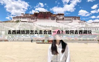 去西藏旅游怎么去合适一点？如何去西藏玩