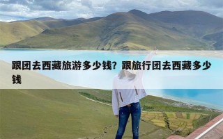 跟团去西藏旅游多少钱？跟旅行团去西藏多少钱