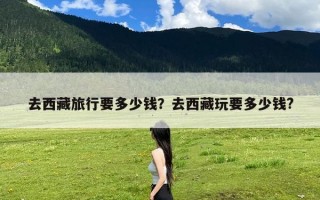 去西藏旅行要多少钱？去西藏玩要多少钱?